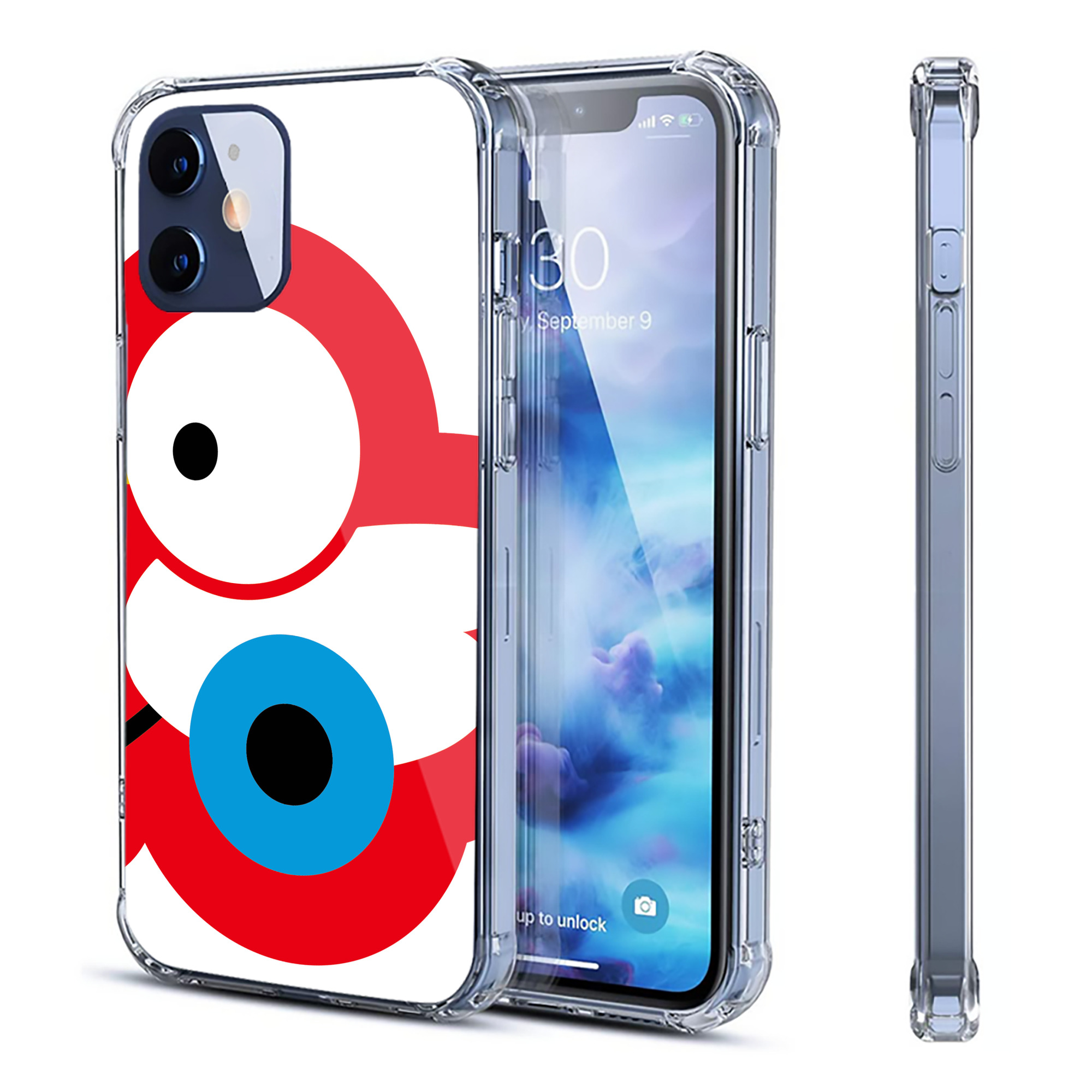 （画像用） Hello Kitty ハローキティ 【iPhone 12シリーズ対応】透明スマホケース（クリアソフトケース）